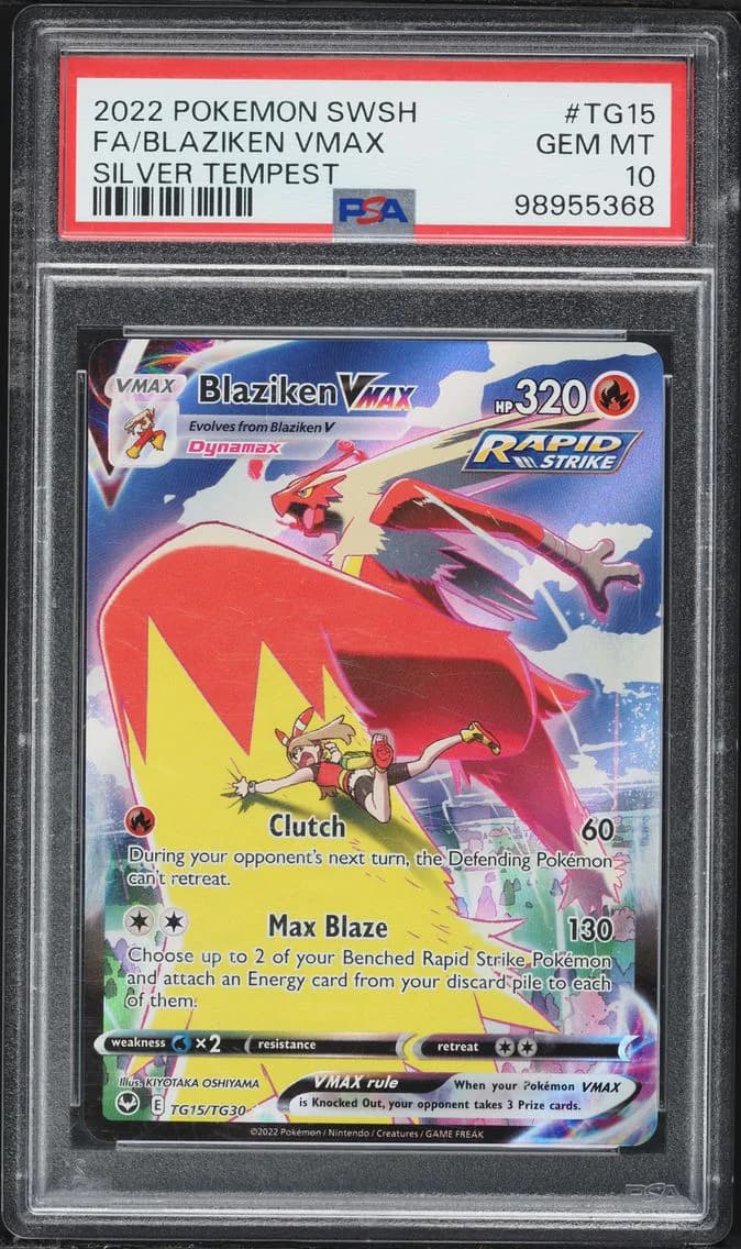 Full Art/Blaziken Vmax, PSA 10