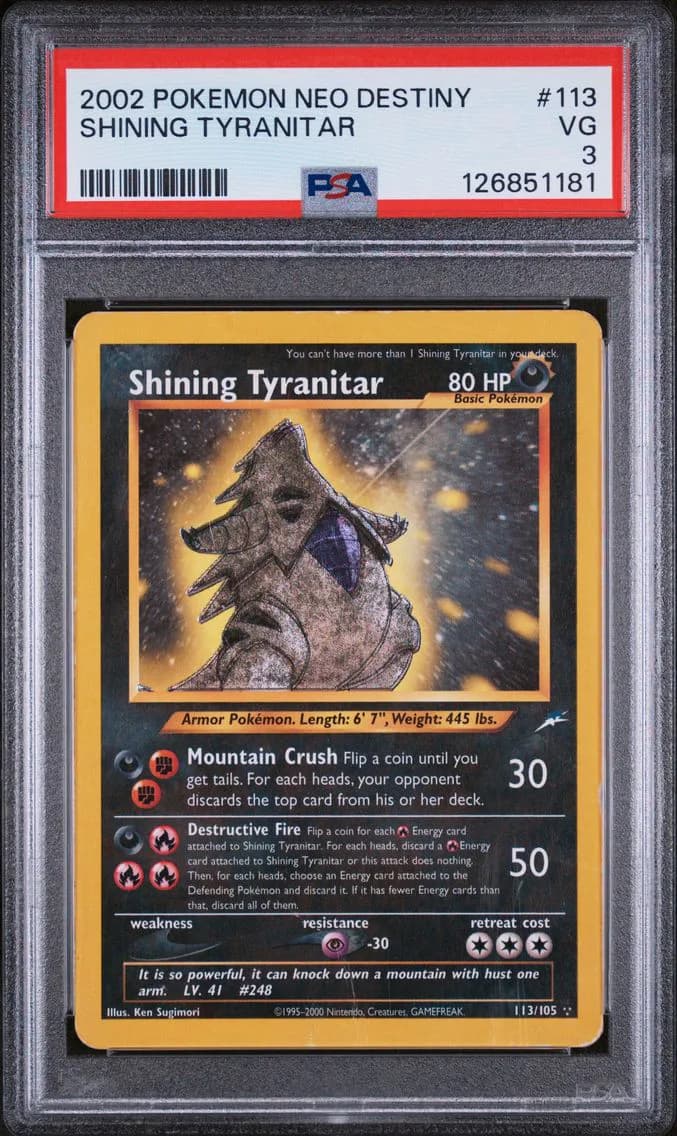 Shining Tyranitar, PSA 3