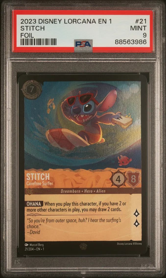 STITCH, PSA 9