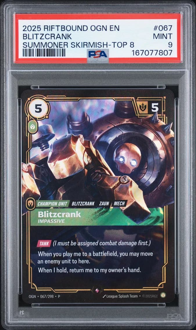 Blitzcrank - Impassive, PSA 9