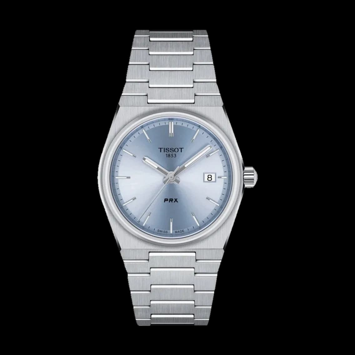 Tissot PRX Quartz 35mm - Light Blue on Bracelet, TEDDY BALDASSARRE 10