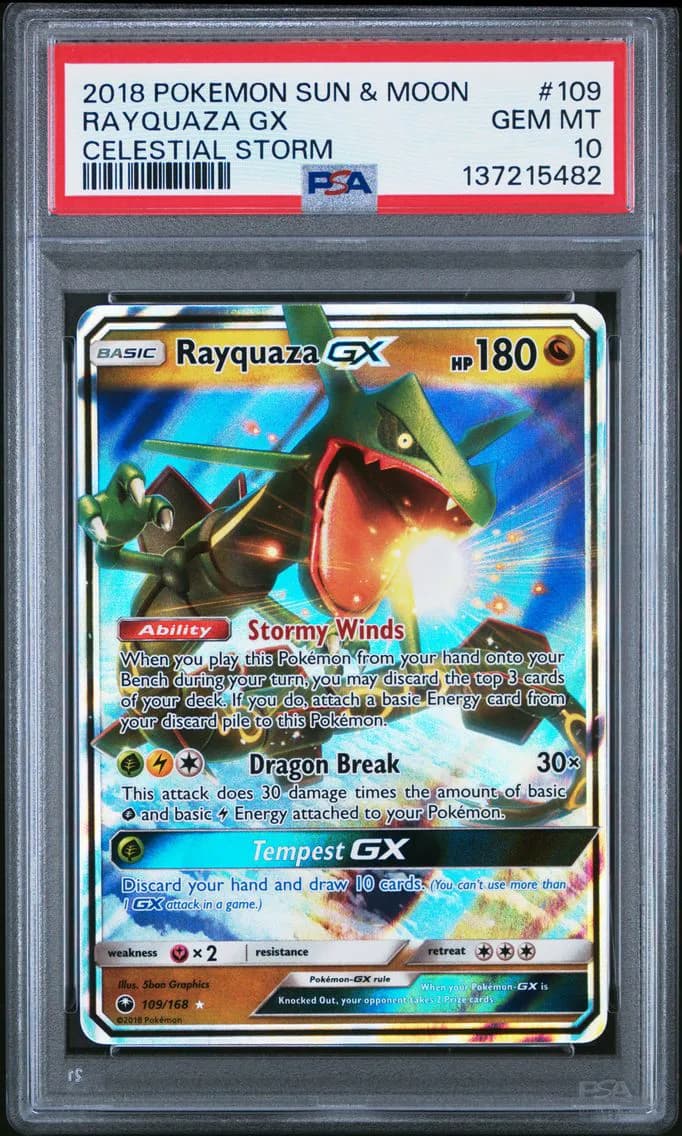 Rayquaza GX, PSA 10