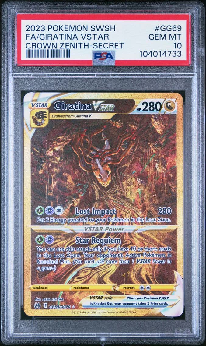 Full Art/Giratina Vstar, PSA 10