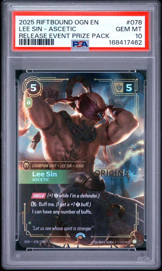 Lee Sin - Ascetic, PSA 10