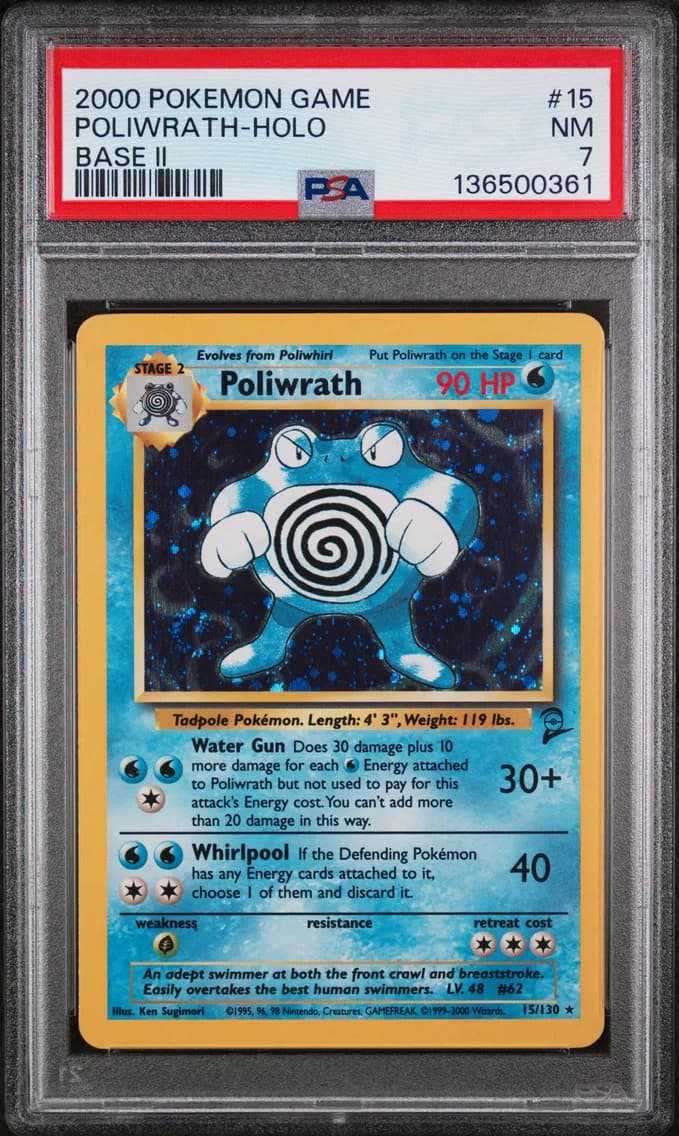 Poliwrath-Holo, PSA 7