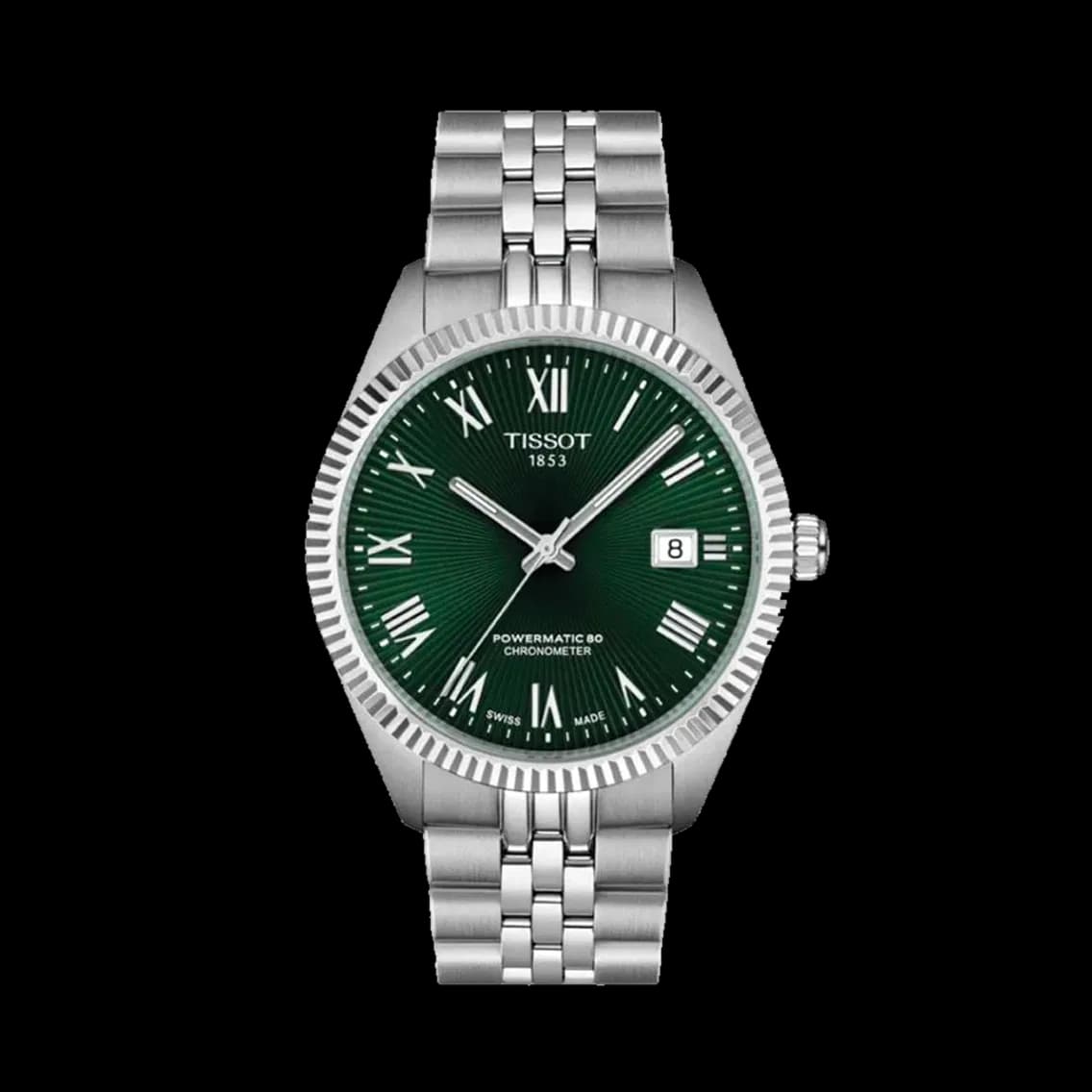 Tissot Ballade Powermatic 80 COSC 39mm - Green on Bracelet, TEDDY BALDASSARRE 10