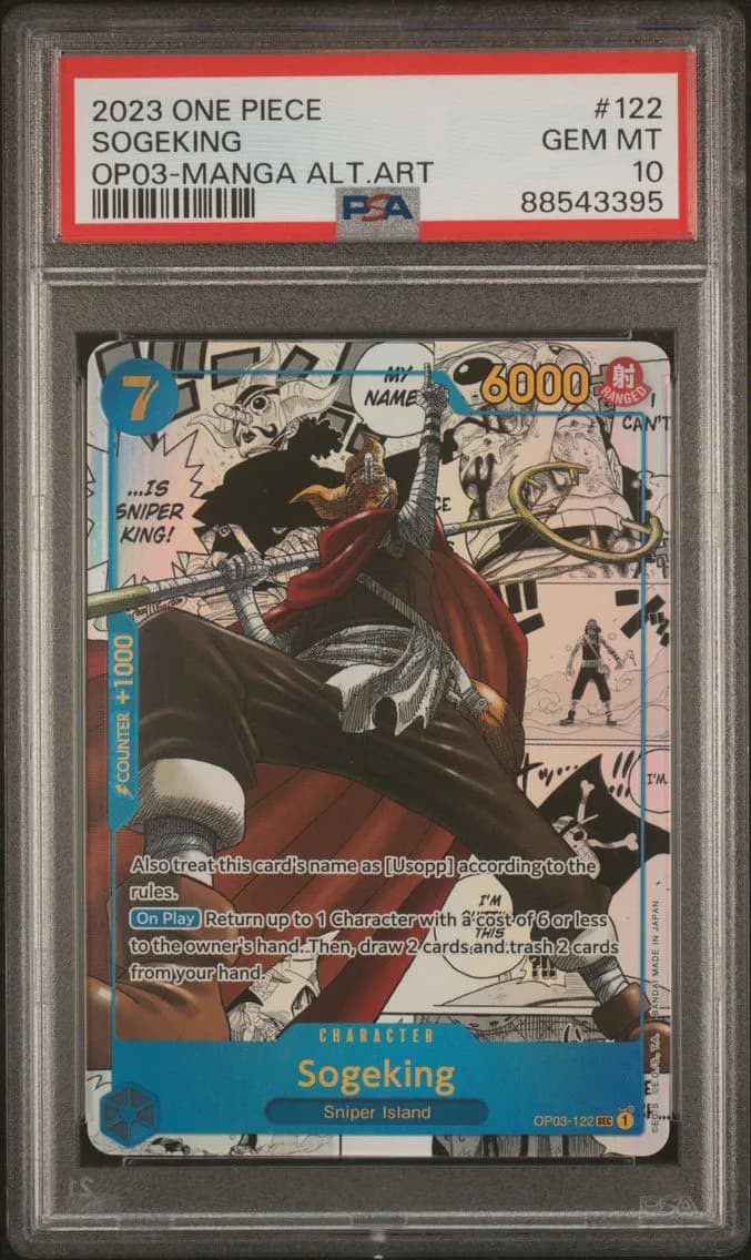 Sogeking Manga Alternate Art, PSA 10