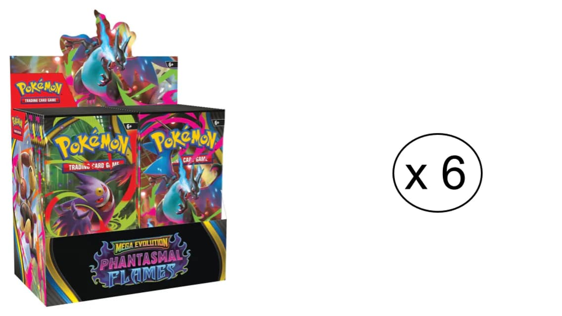 ME02 Phantasmal Flames Booster Box Case (6 BB), 