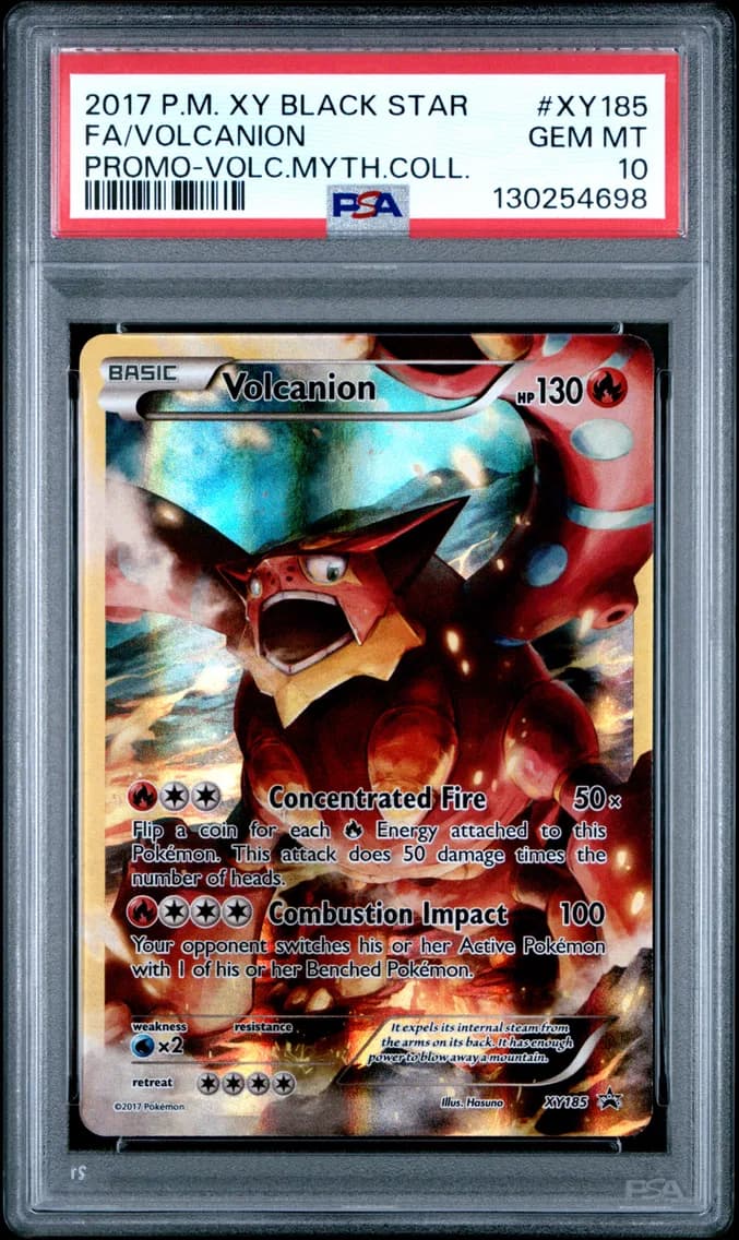 Full Art/Volcanion, PSA 10