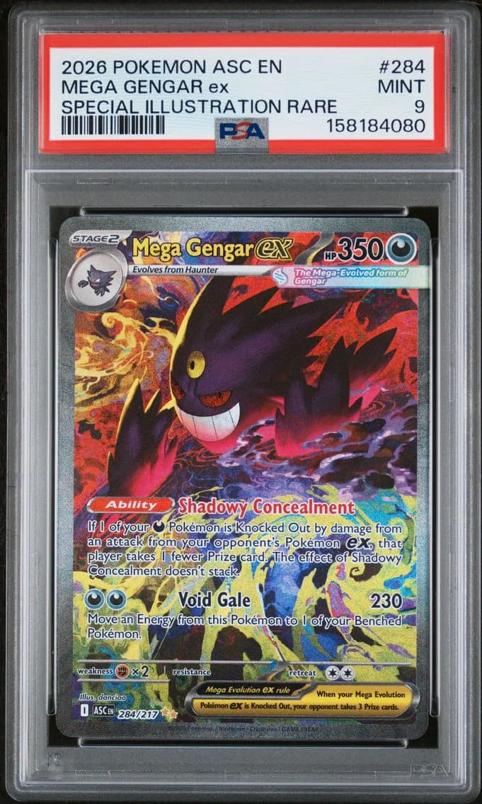 Mega Gengar EX, PSA 9