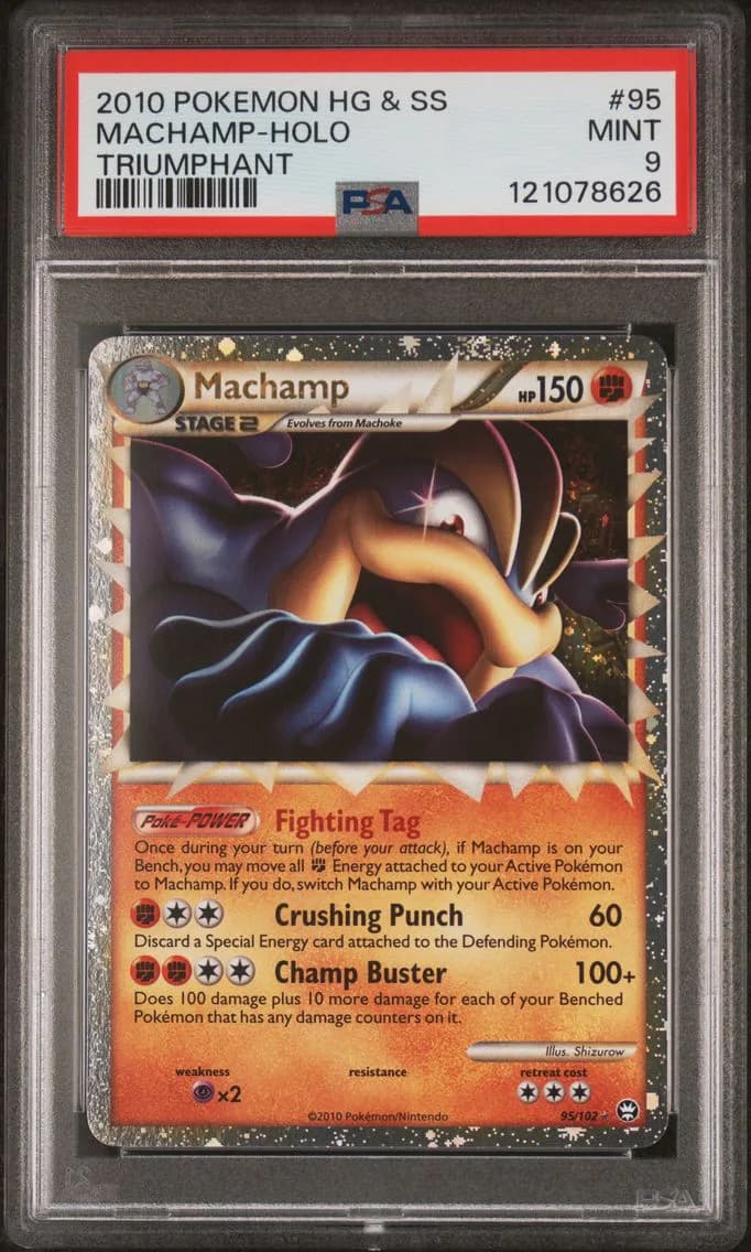 Machamp-Holo, PSA 9