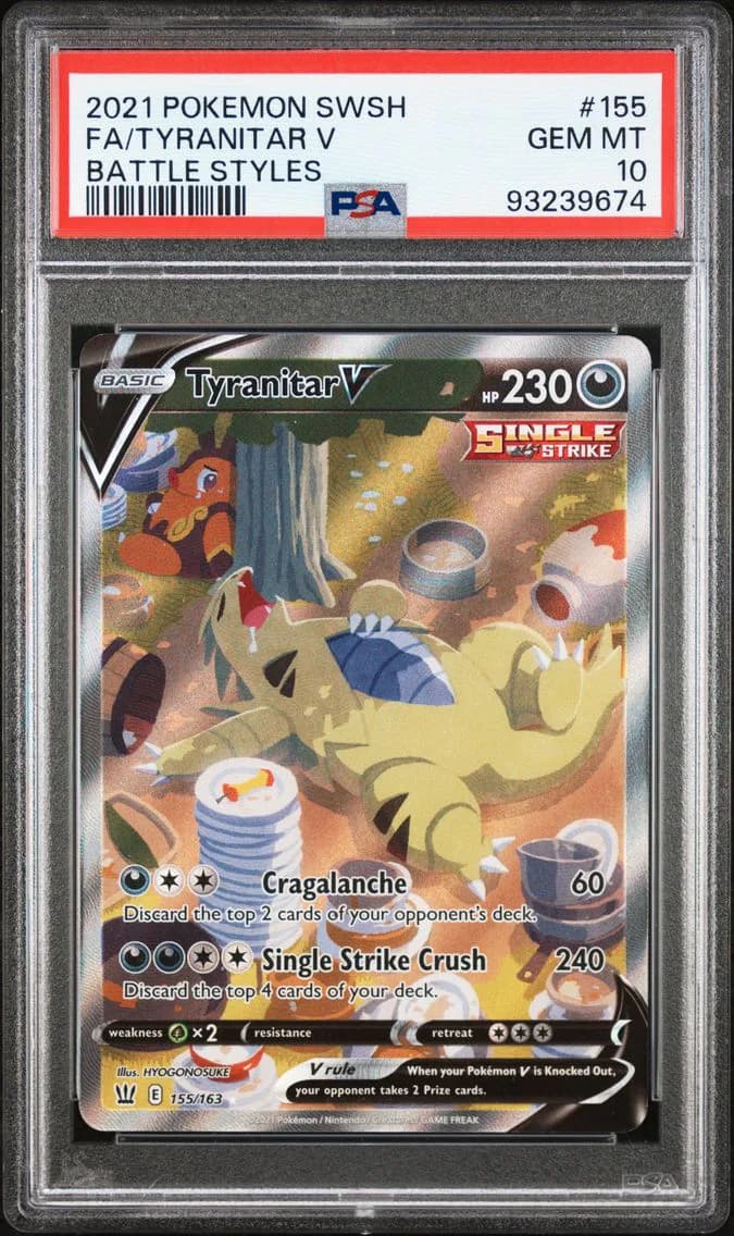 Full Art/Tyranitar V, PSA 10