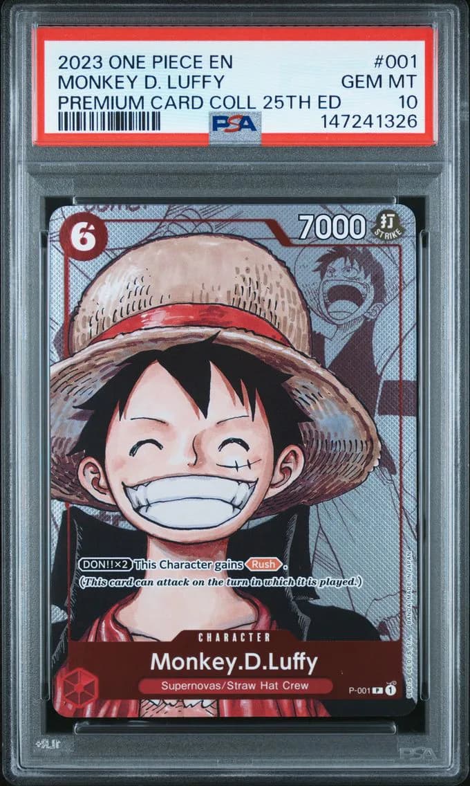 Monkey D. Luffy, PSA 10