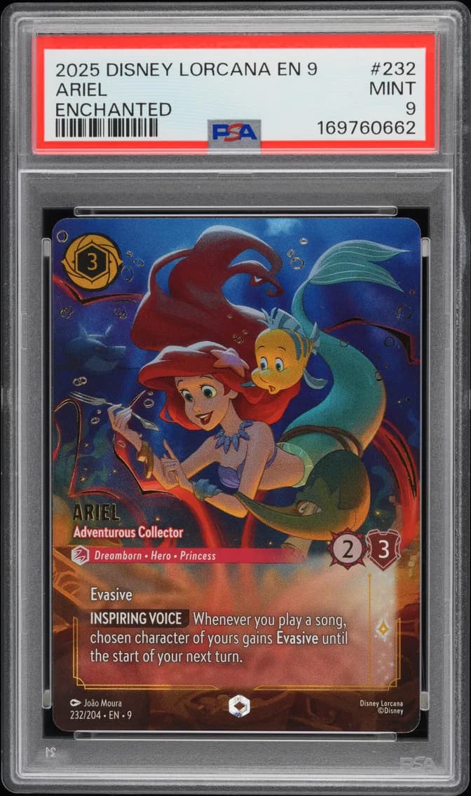 Ariel - Adventurous Collector, PSA 9