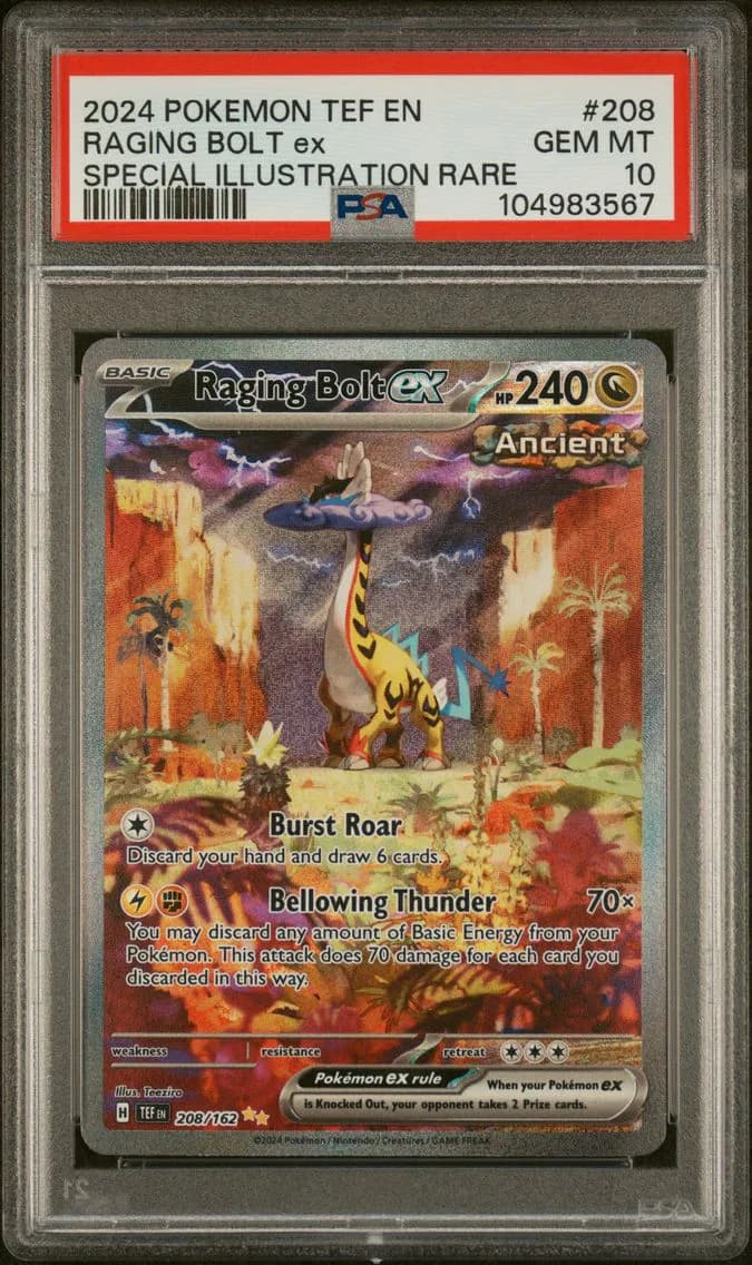Raging Bolt EX, PSA 10
