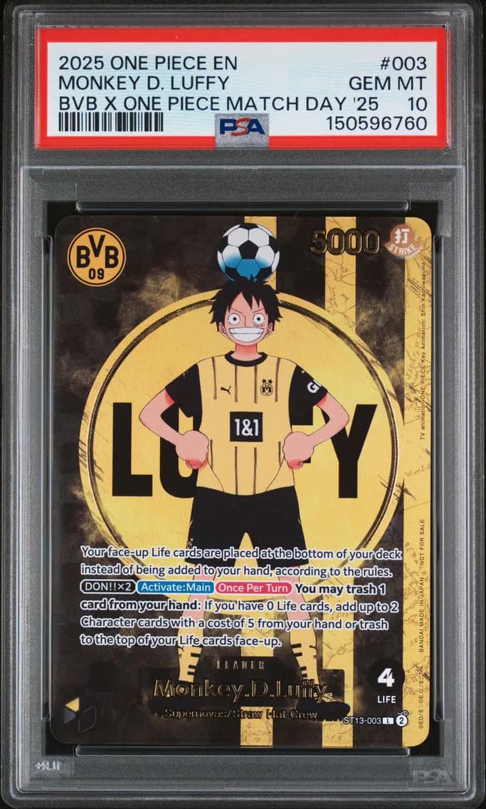Monkey D. Luffy, PSA 10