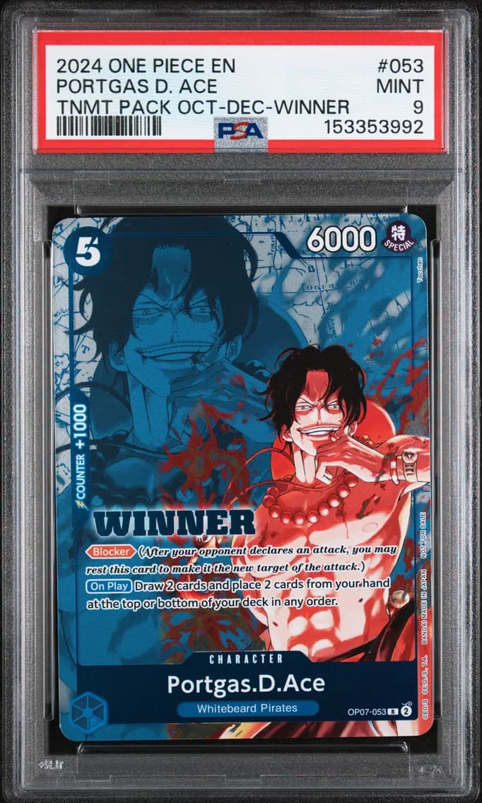Portgas D. Ace, PSA 9
