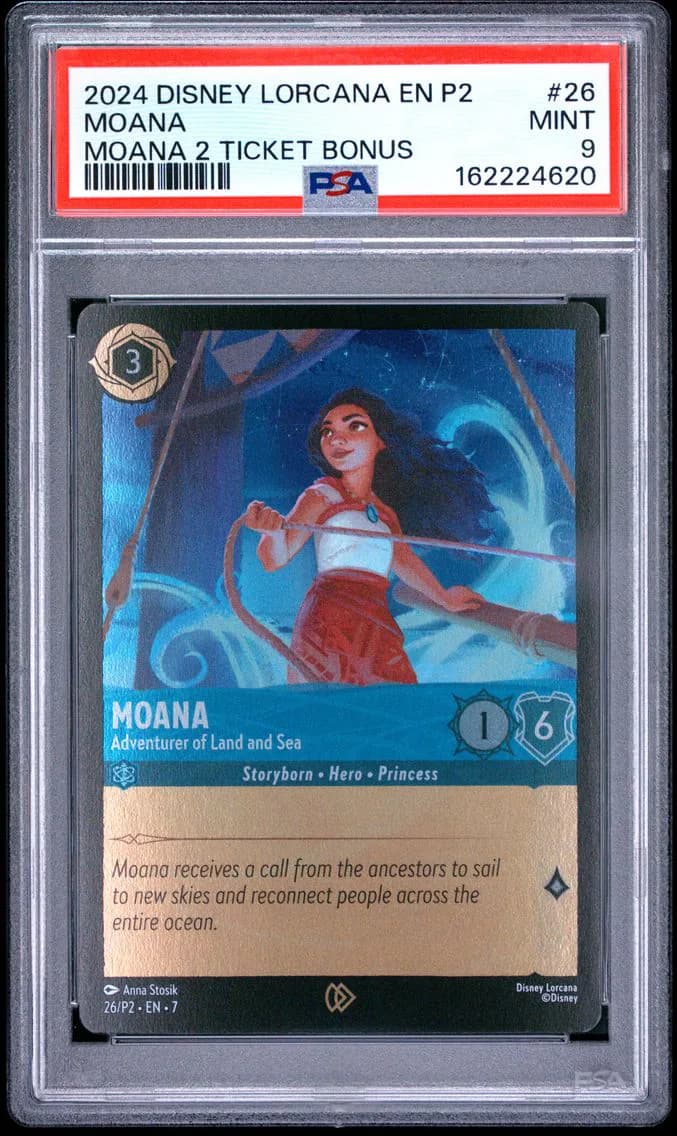 Moana - Adventurer of Land and Sea, PSA 9