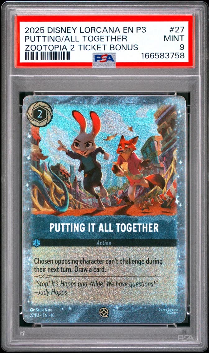 Putting It All Together, PSA 9