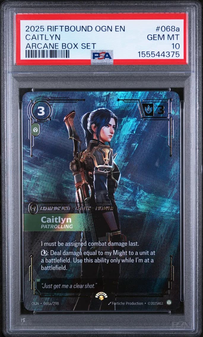 Caitlyn - Patrolling, PSA 10