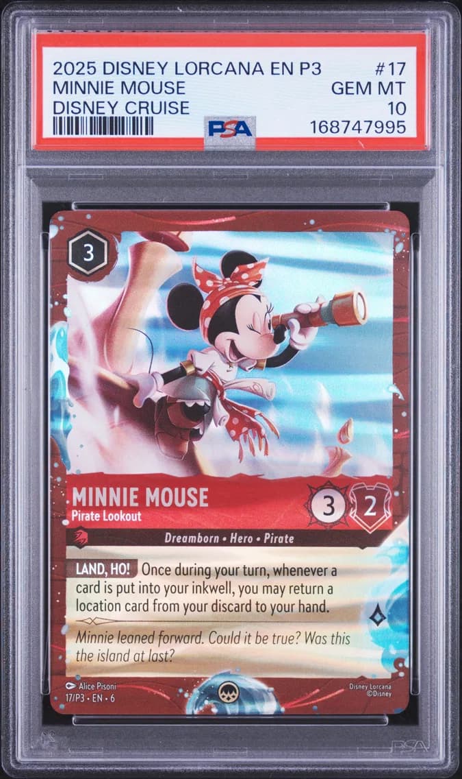 Minnie Mouse - Pirate Lookout, PSA 10