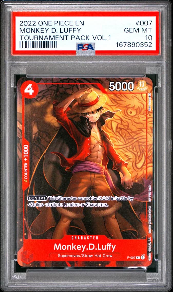 Monkey D. Luffy, PSA 10