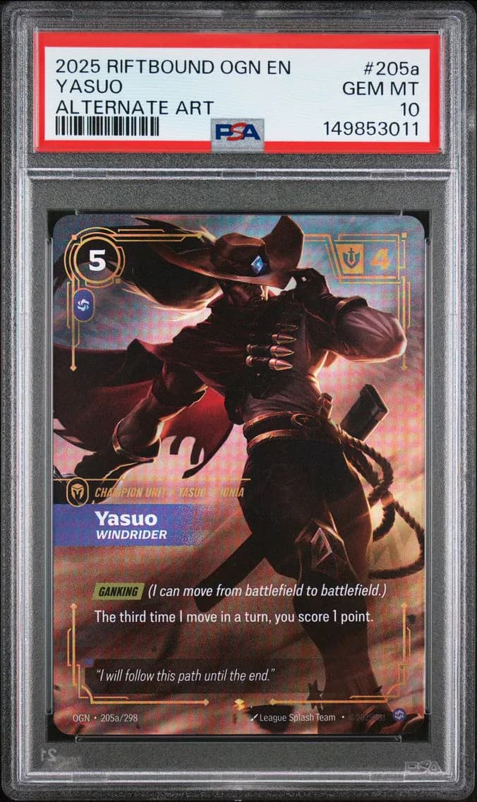 Yasuo - Windrider, PSA 10