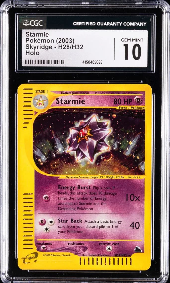 Starmie-Holo, CGC 10