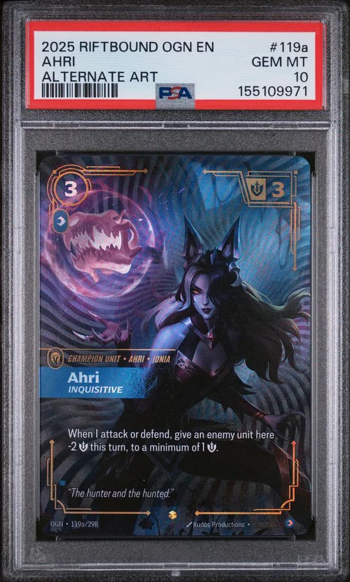 Ahri - Inquisitive, PSA 10