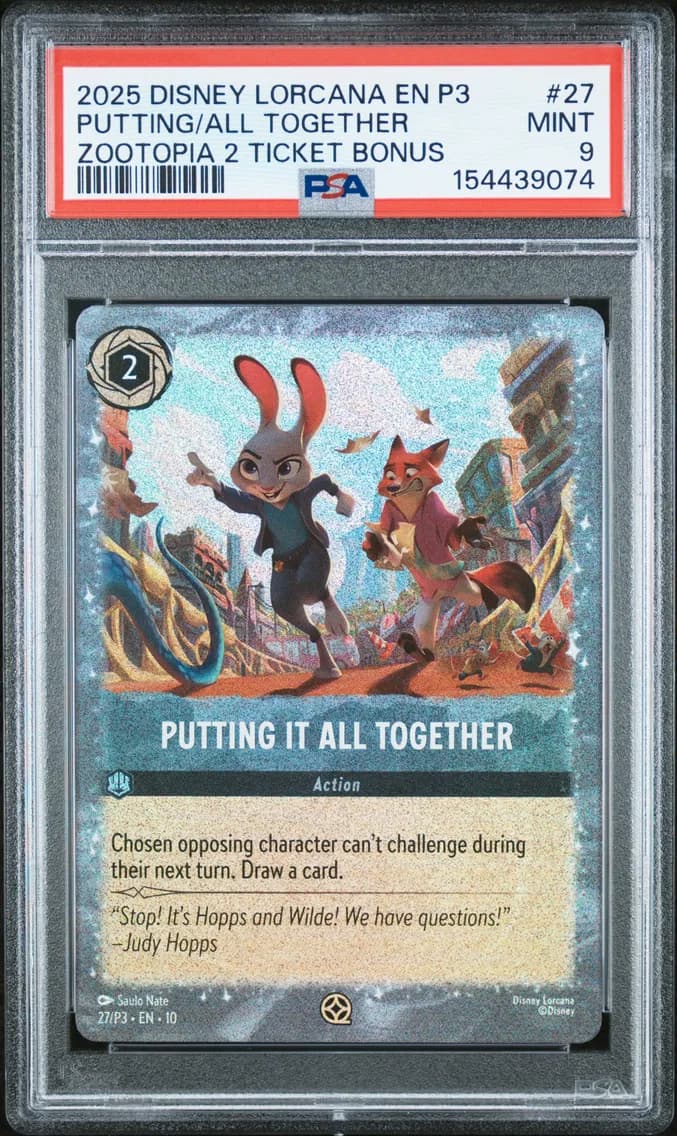 Putting It All Together, PSA 9