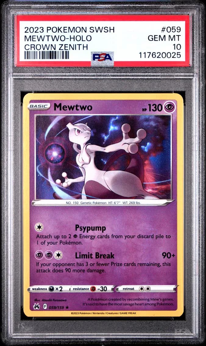 Mewtwo-Holo, PSA 10