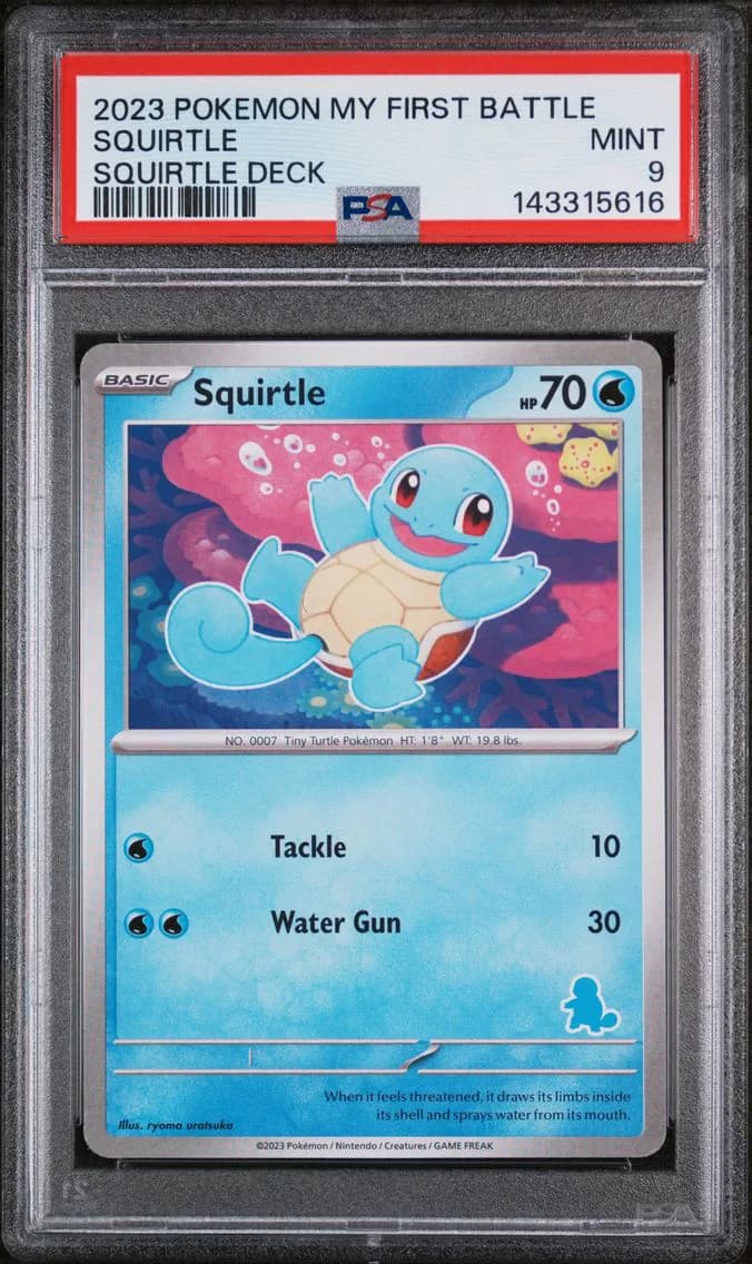 Squirtle, PSA 9