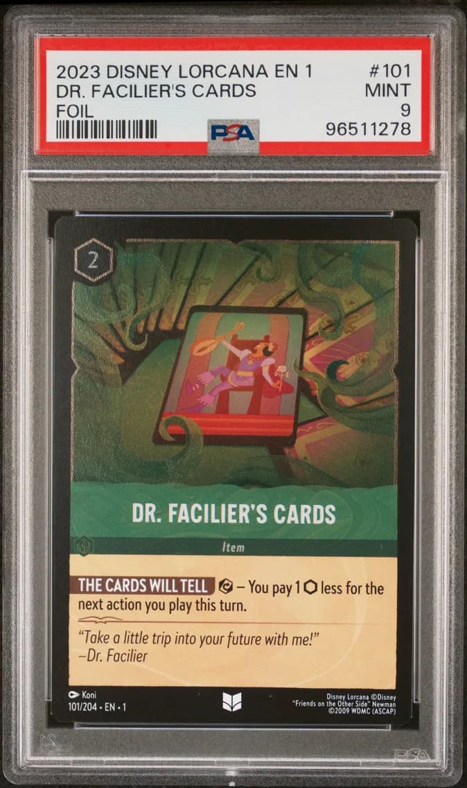 DR. Facilier's Cards, PSA 9
