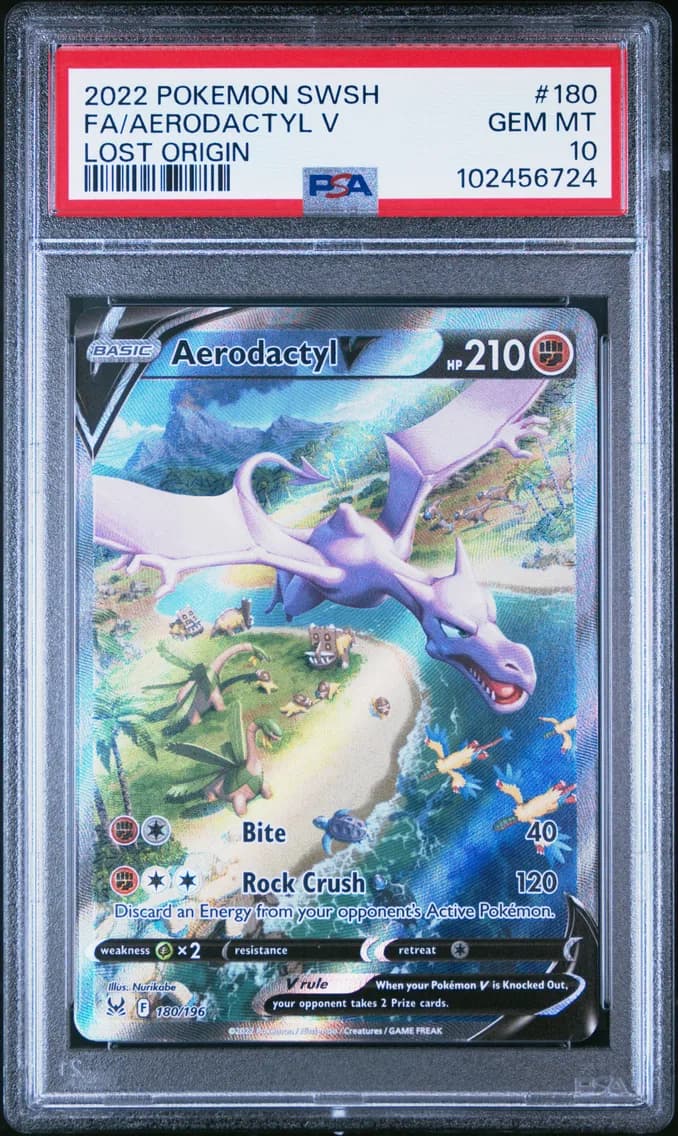 Full Art/Aerodactyl V, PSA 10