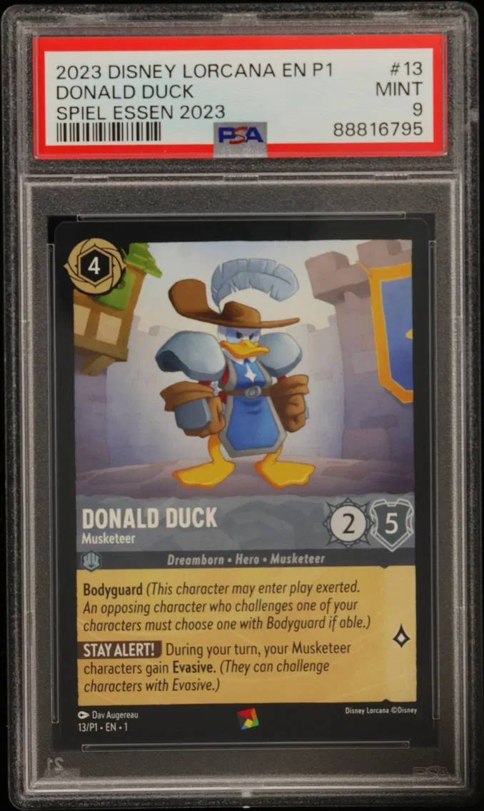 DONALD DUCK, PSA 9