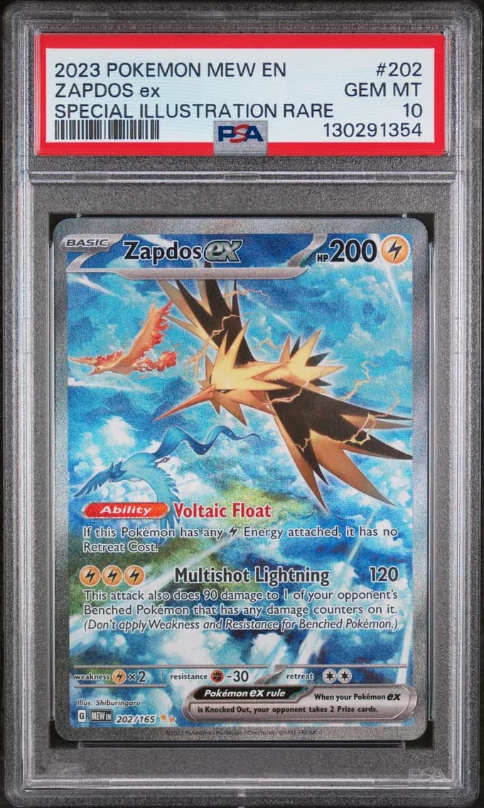 Zapdos EX, PSA 10
