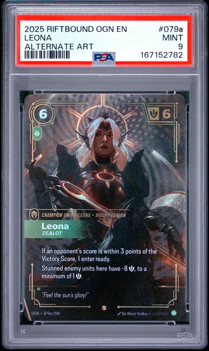 Leona - Zealot, PSA 9