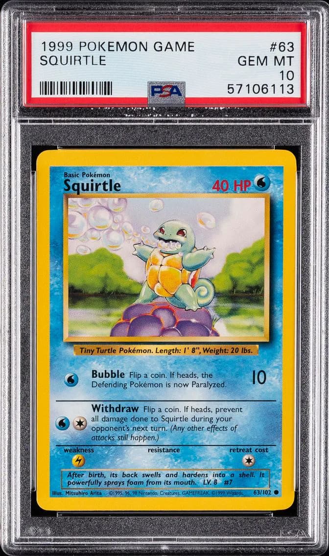 Squirtle, PSA 10