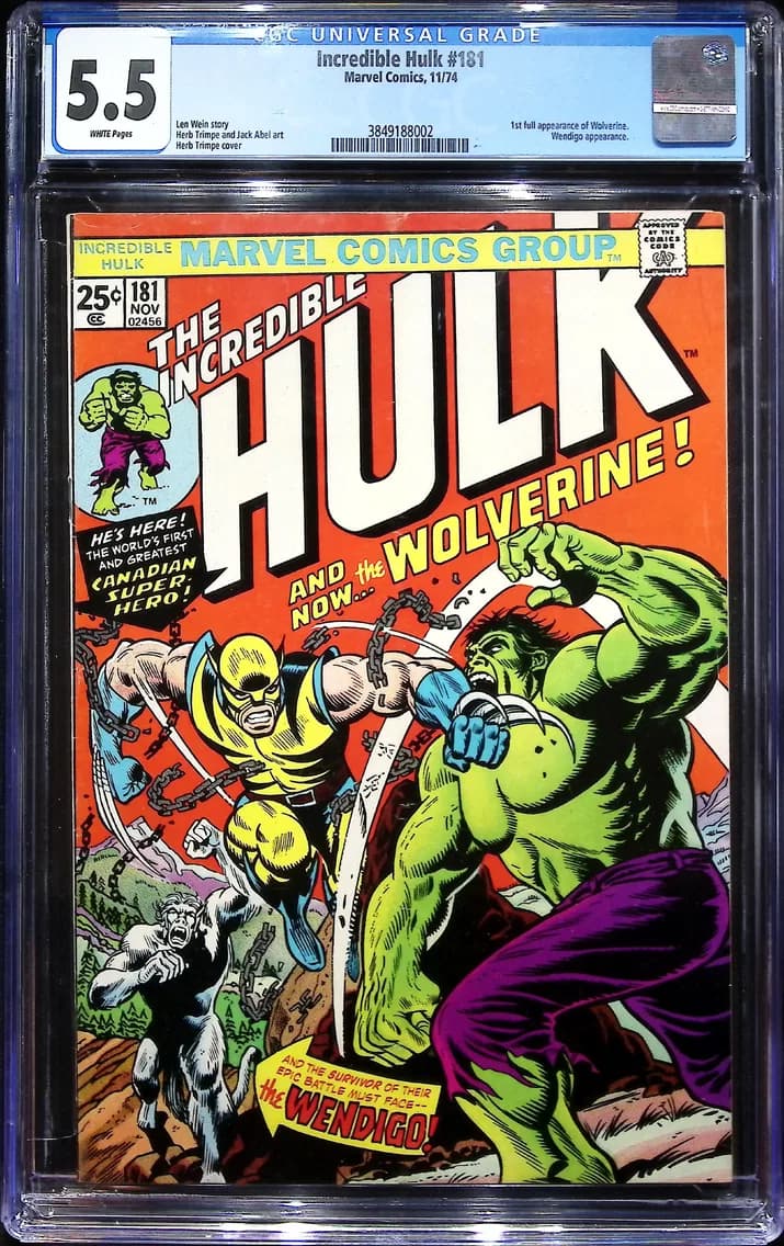 Incredible Hulk #181, CGC 5.5