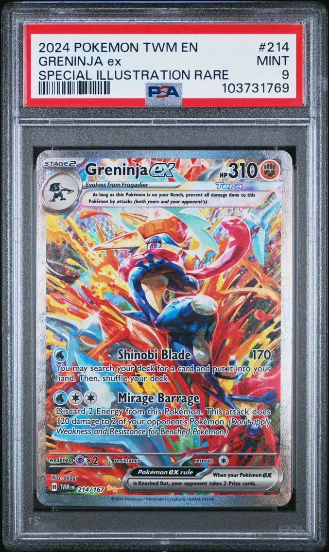 Greninja EX, PSA 9