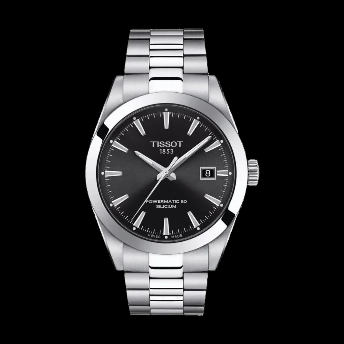 Tissot Gentleman Powermatic 80 Silicium 40mm - Black on Bracelet, TEDDY BALDASSARRE 10