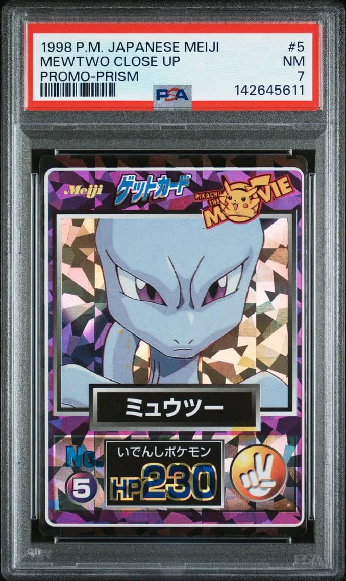 Mewtwo Close Up, PSA 7