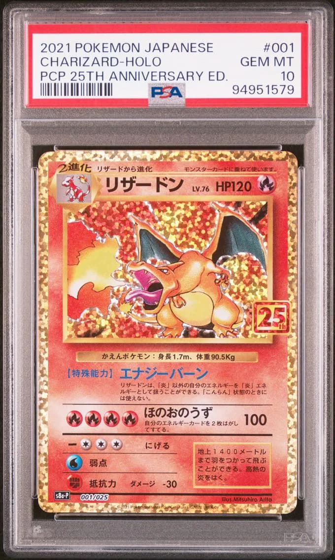 Charizard-Holo, PSA 10