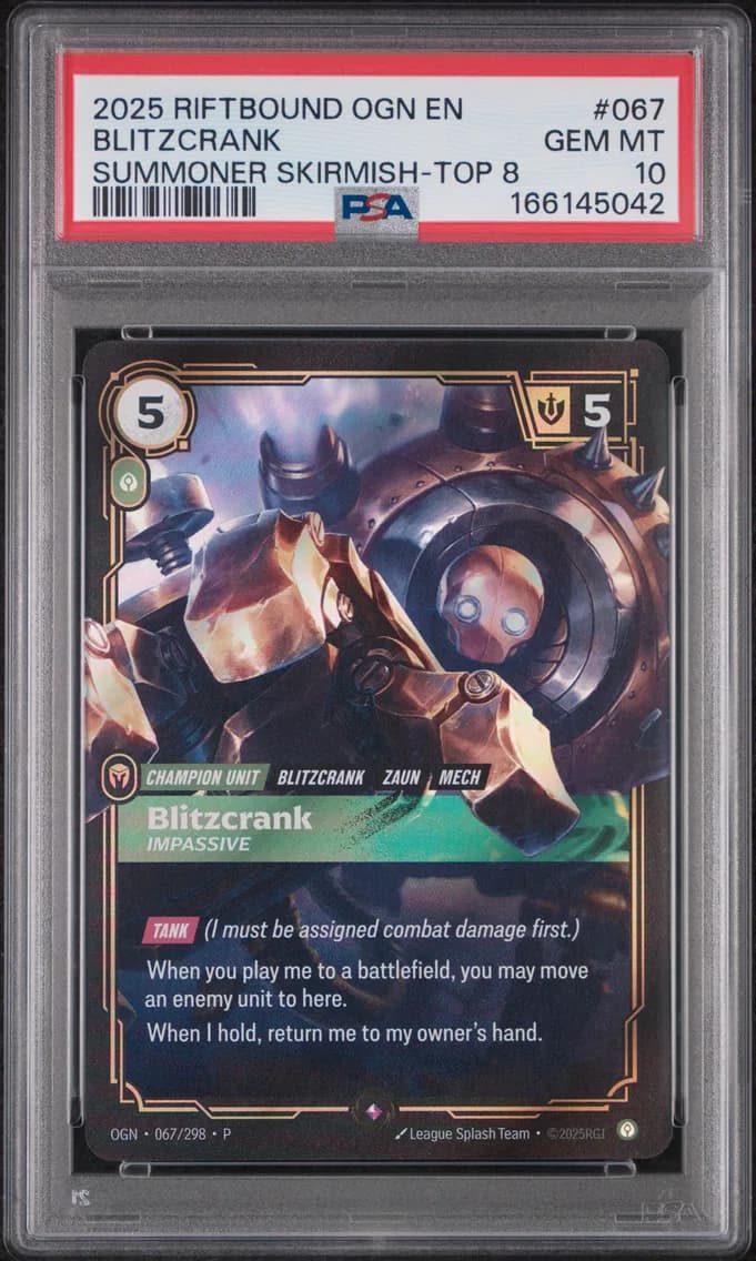 Blitzcrank - Impassive, PSA 10