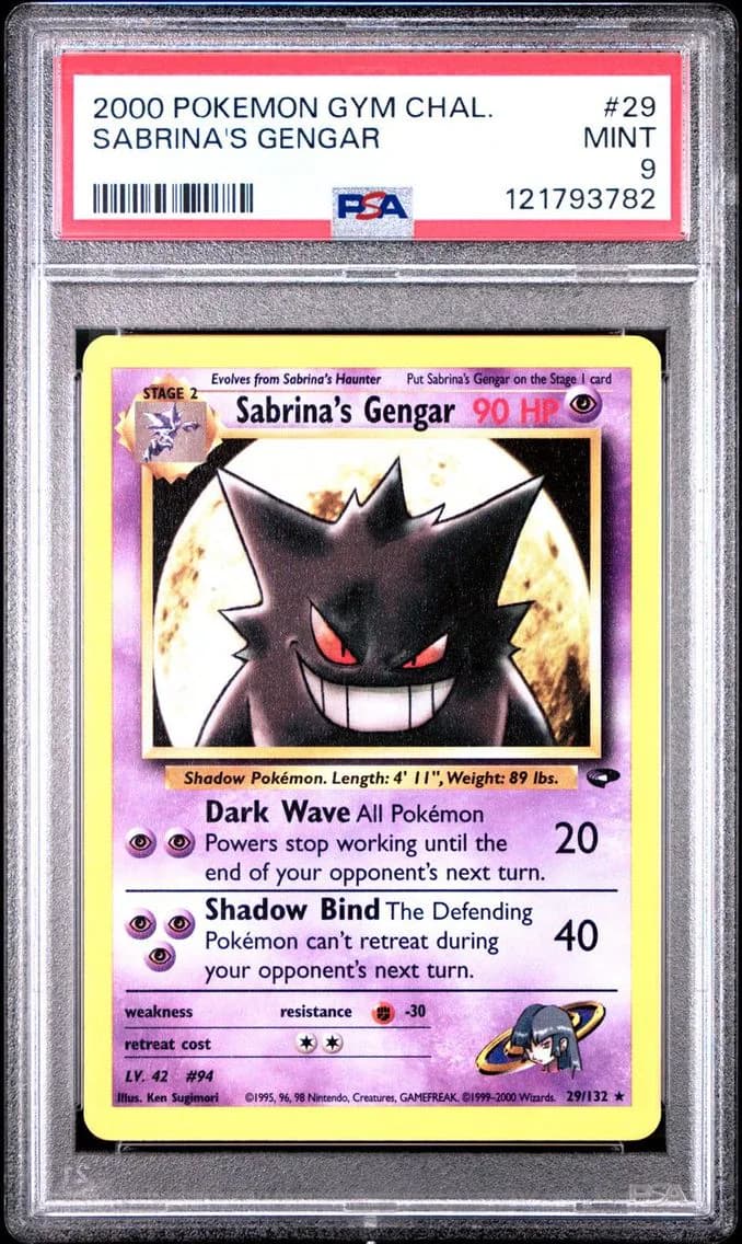 SABRINA'S GENGAR, PSA 9