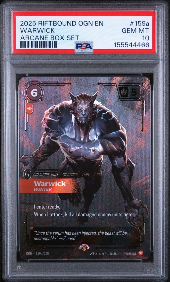 Warwick - Hunter, PSA 10