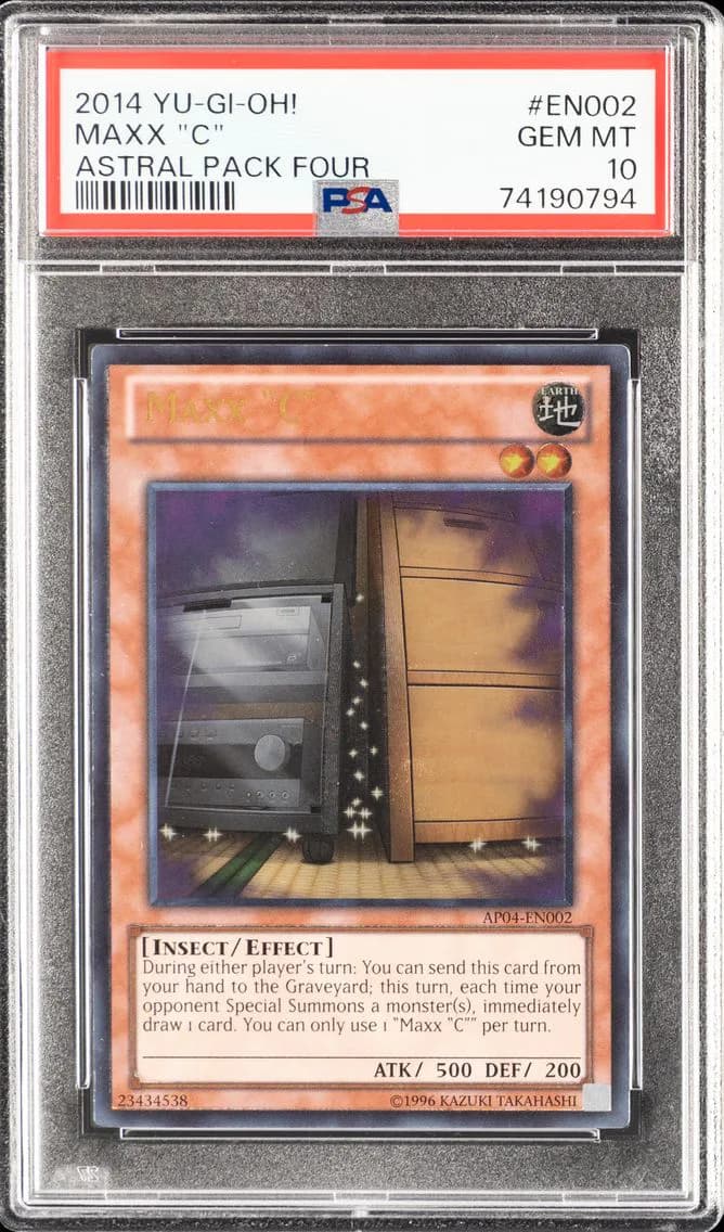 MAXX "C" 2014 YU-GI-OH! ASTRAL PACK FOUR, PSA 10