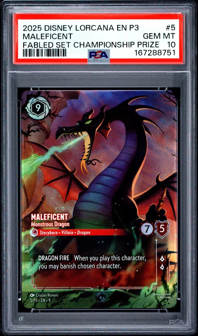 Maleficent - Monstrous Dragon, PSA 10