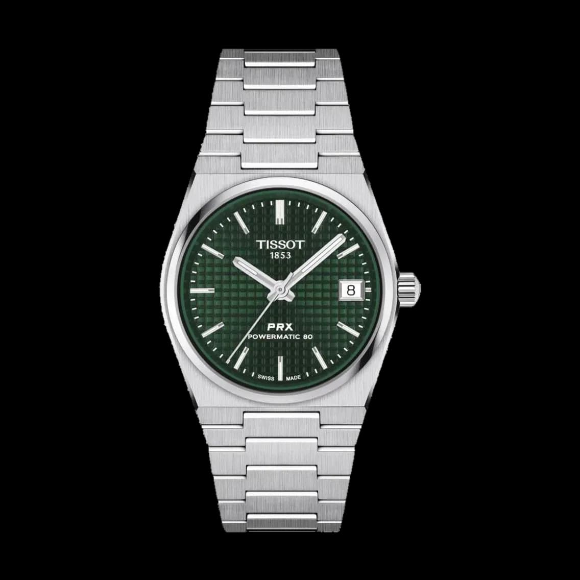 Tissot PRX Powermatic 80 35mm - Green on Bracelet, TEDDY BALDASSARRE 10