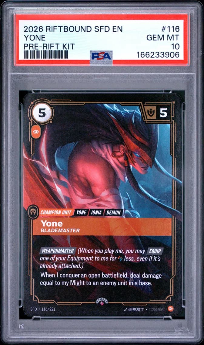 Yone - Blademaster, PSA 10